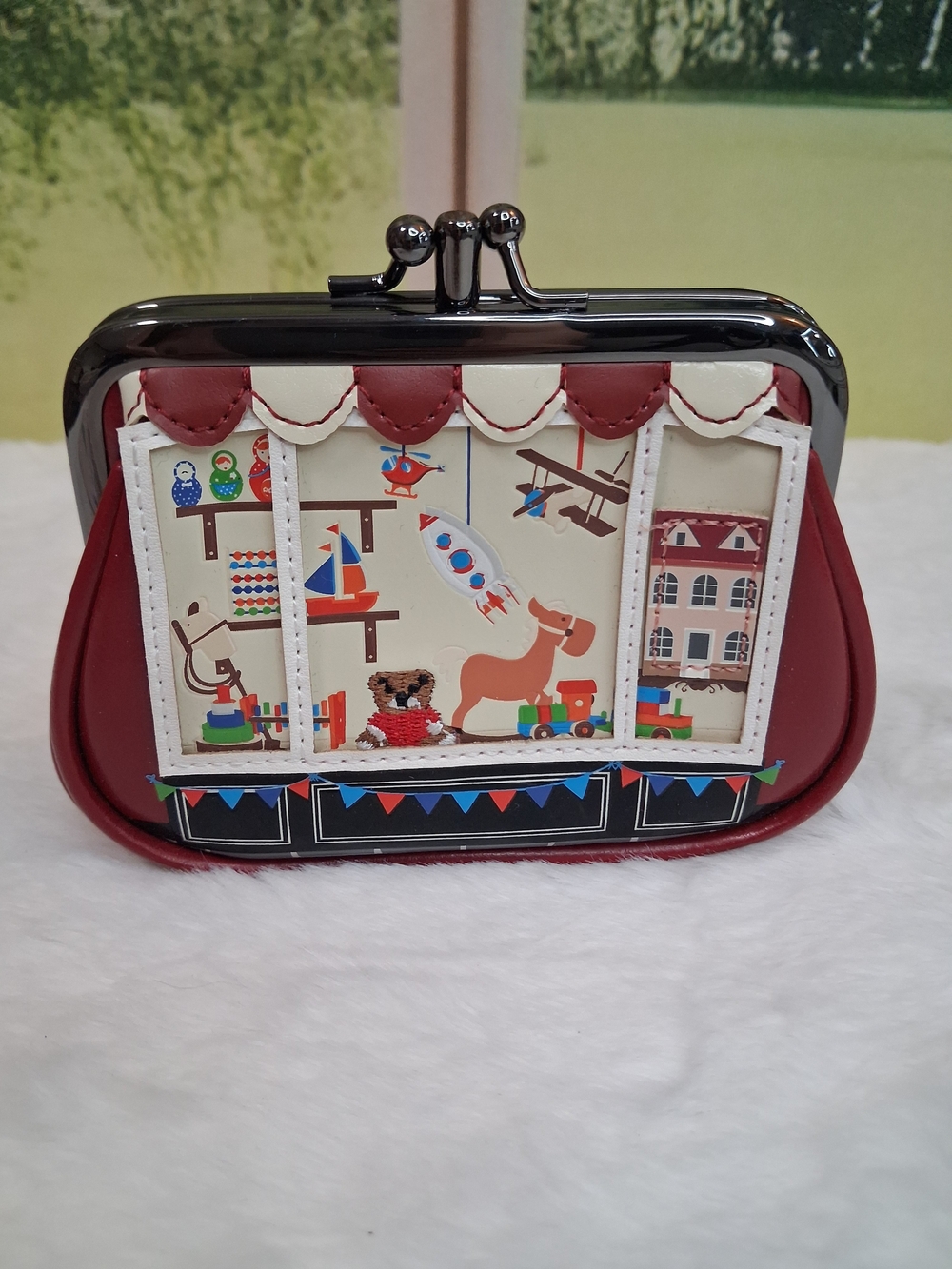 NWT Vendula London The Toy Shop Clipper Coin Purse Frame Wallet